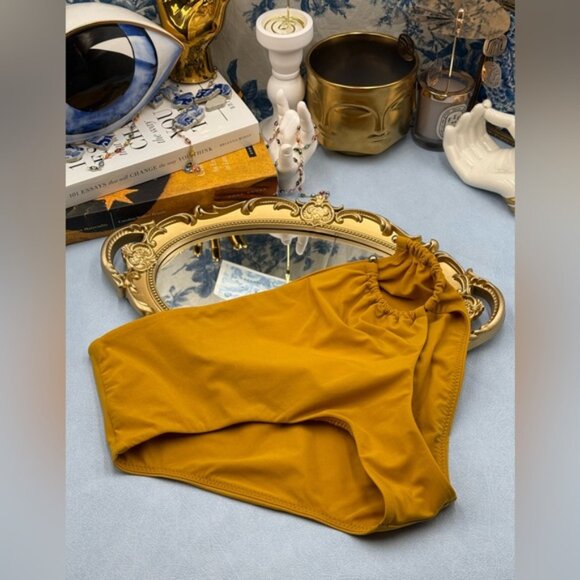 🆕 CHRISTOPHER ESBER 🧿 NWOT U Prong Swim Brief, Mustard, Sz AU 10 US 6 - Picture 13 of 16